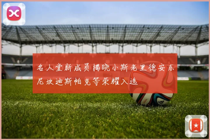 名人堂新成员揭晓小斯老里德安东尼坎迪斯帕克等荣耀入选